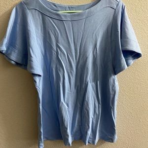 Ann Taylor Factory Baby Blue Blouse